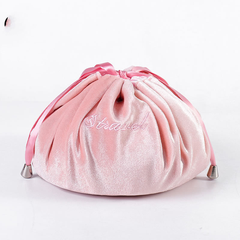 New Cartoon Rabbit Ears Velvet Cosmetic Bag