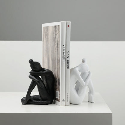 Nordic Luxury Character Bookend Decoration Model Creative & Soft