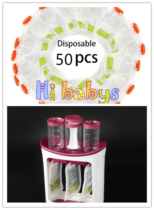 Baby Food Maker Squeezer Food Station Organic Food For Newborn Fruit Container Storage
