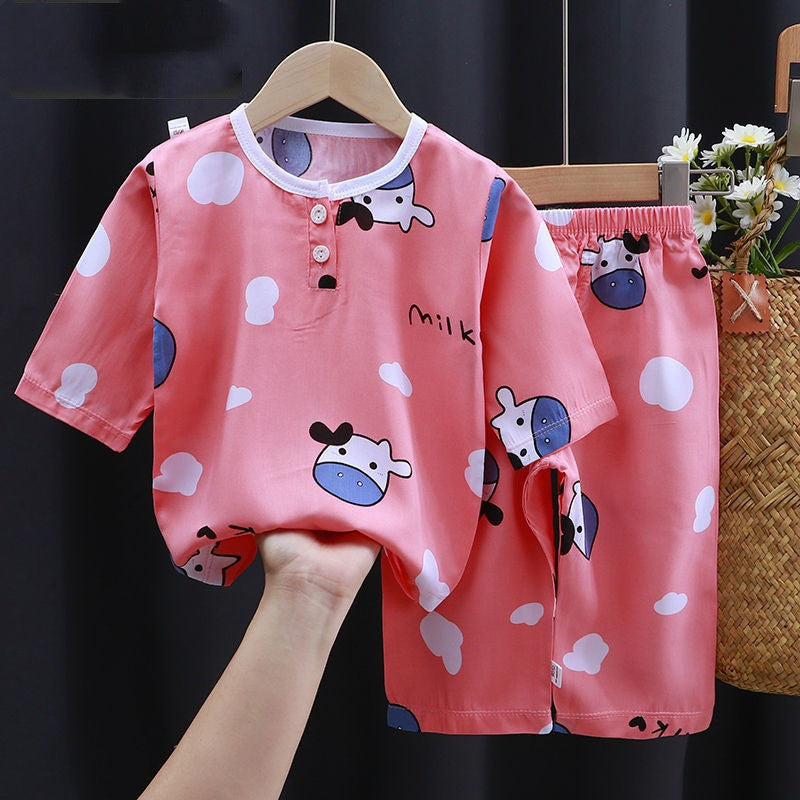 Summer Cotton Silk Baby 2 Piece  Clothes