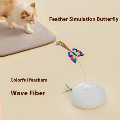Self-Hi Relieving Stuffy Feather Electric Cat Toy