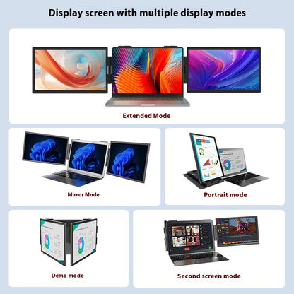 14-inch Dual-screen With Wall-mounted External Expansion Screen Dual-screen Portable Screen