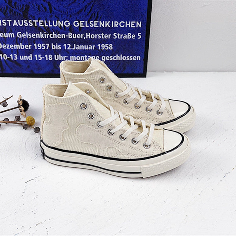 Stitching High-top Casual Shoes