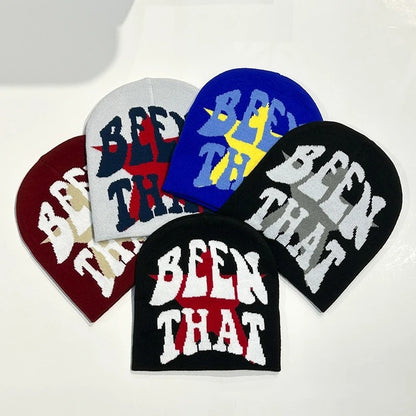 Warm Hip Hop Letters Knitted Beanie