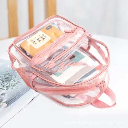 Simple Style Transparent Bag