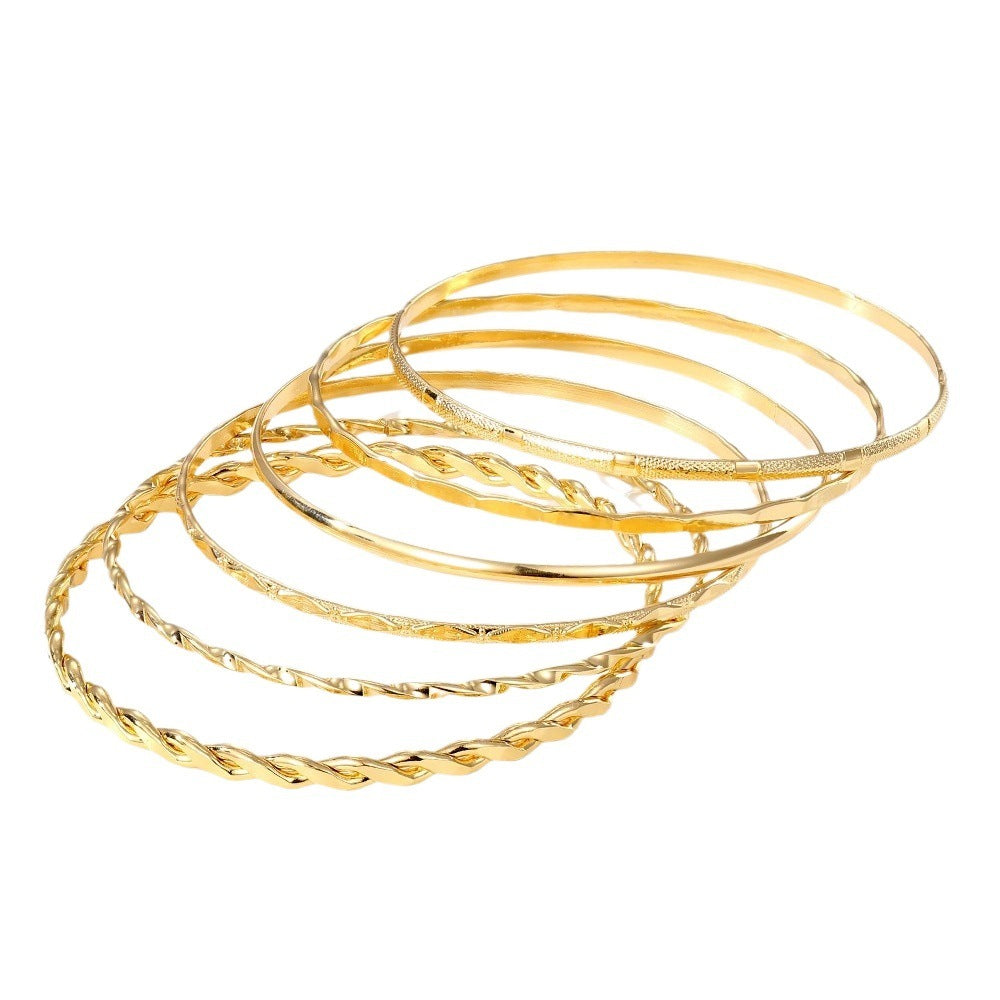 Bohemian Metal Chain Bracelet Set