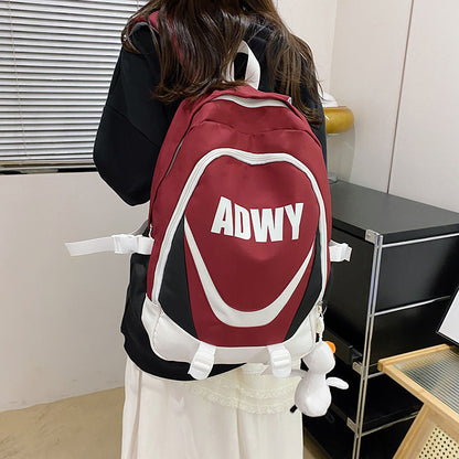 Solid Color Simple Backpack