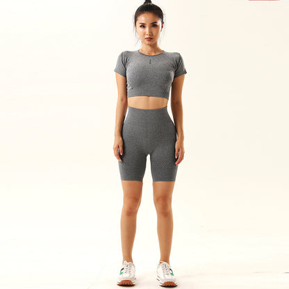 SWEAT WICKING YOGA SHORT & TOP SUIT