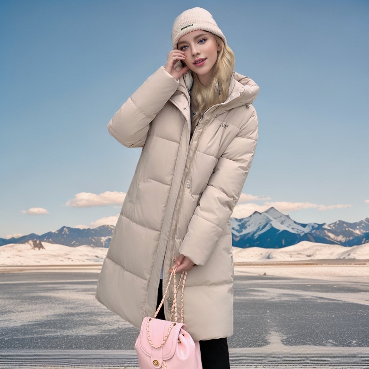 Thickened Cotton-padded Warm Loose Western Style Puffer Jacket Coat