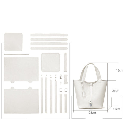 Hand Made Soft Leather Bucket Style Handbag