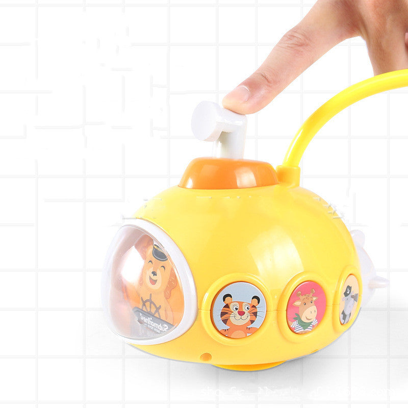 子供用潜水艦型お風呂おもちゃ ベビーウォータージェットシャワー