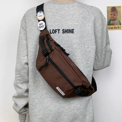 Trendy One-shoulder Chest Bag