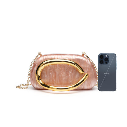 Acrylic Dinner Clutch Shoulder Crossbody Bag