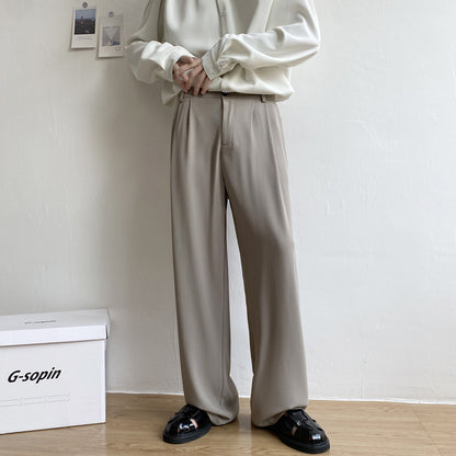 Men's Simple Loose Straight Casual Pants