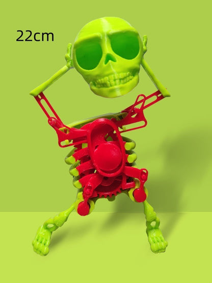 3D Model Mini Skull Customized Funny Dancing Style Lucky Toy