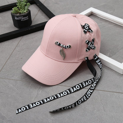 Women's Casual All-match Street Hat With Long Streamers