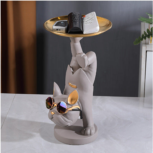 Creative Home Key Storage Hallway Shoe Cabinet Tray Light Decoration