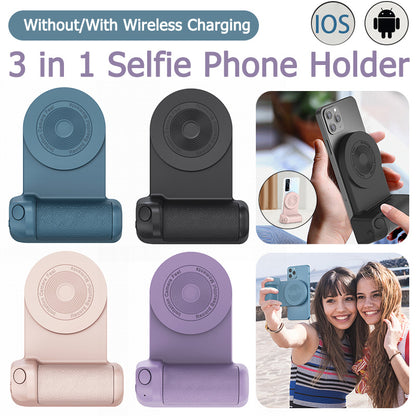 3 In 1 Intelligent Grip Anti-shake Multifunctional Phone Holder Magnetic Camera Holder