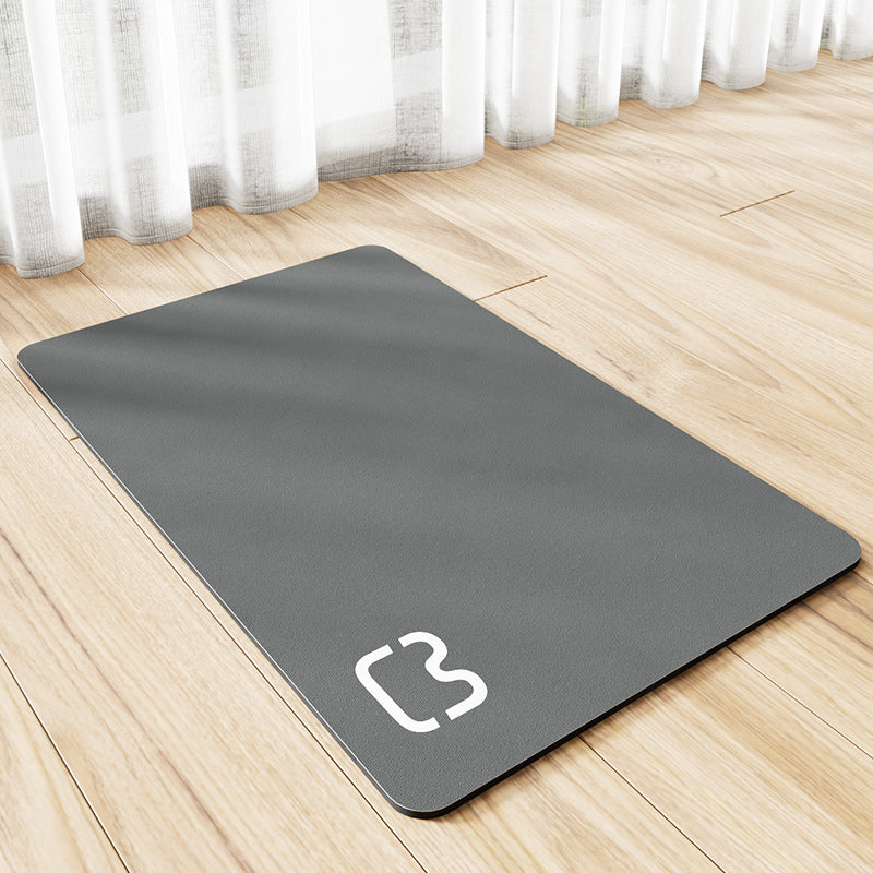 Minimalist Pet Feeding Mat Repeated Washing Water-absorbing Non-slip Mat
