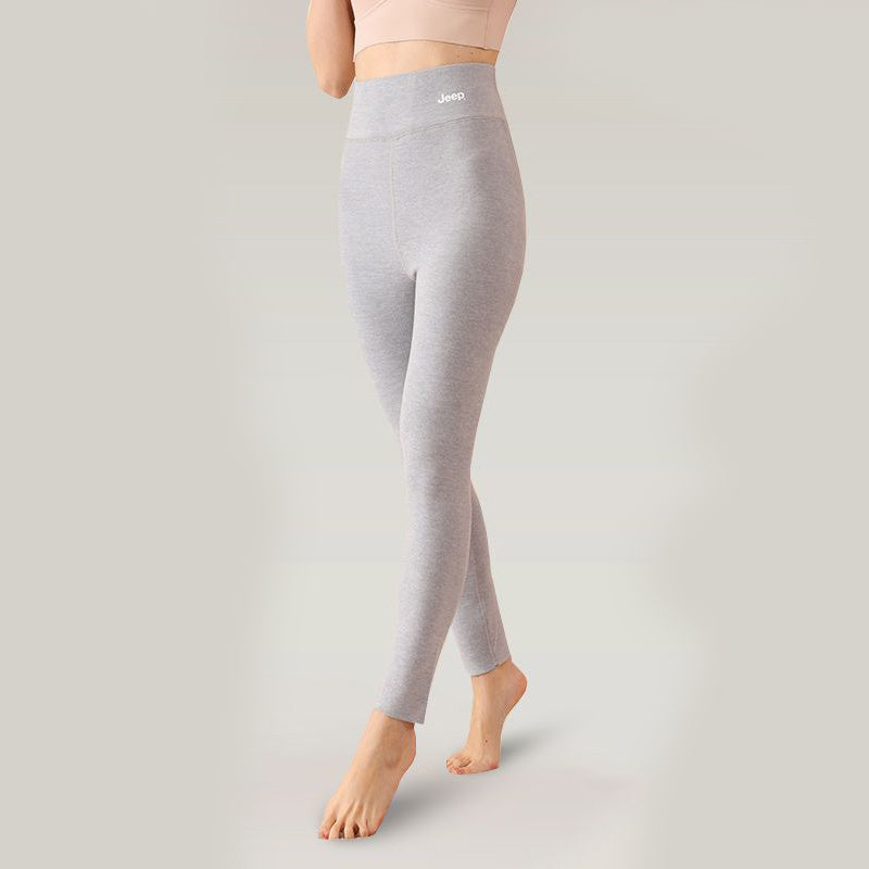 Winter Warm Leggings Cashmere Plus Velvet Tight Pants High Waist Slim Fit Trousers