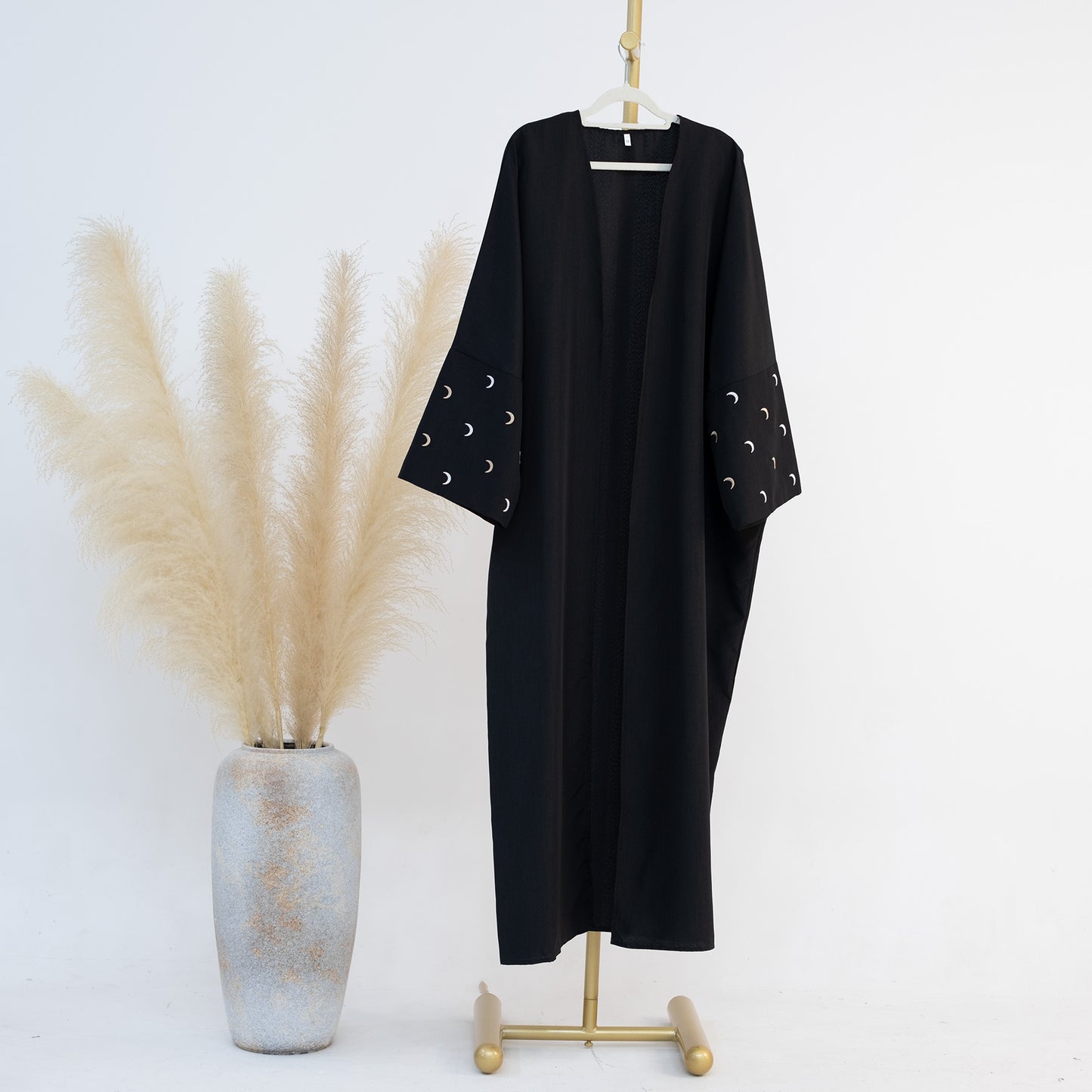 Embroidered Elegant Cardigan Abaya