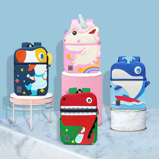 Cute children cartoon school bag
