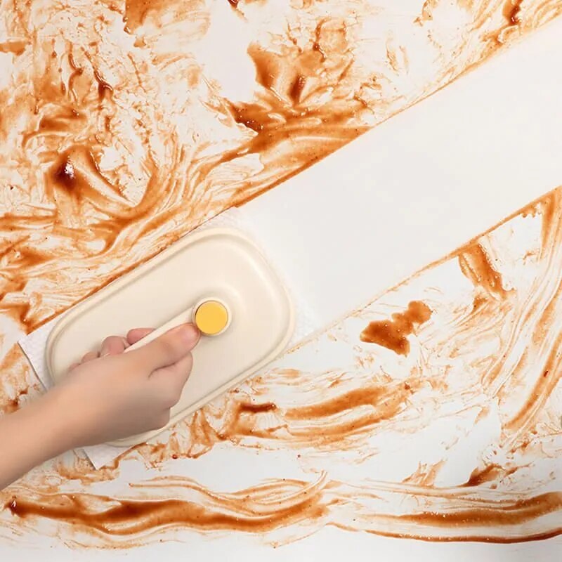 Kitchen Bathroom Toilet Cleaning Magic Brush with Wipes
