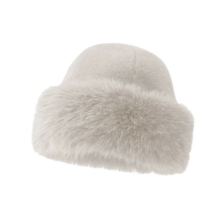 Fur Fluffy Plush Warm Beanie Hat