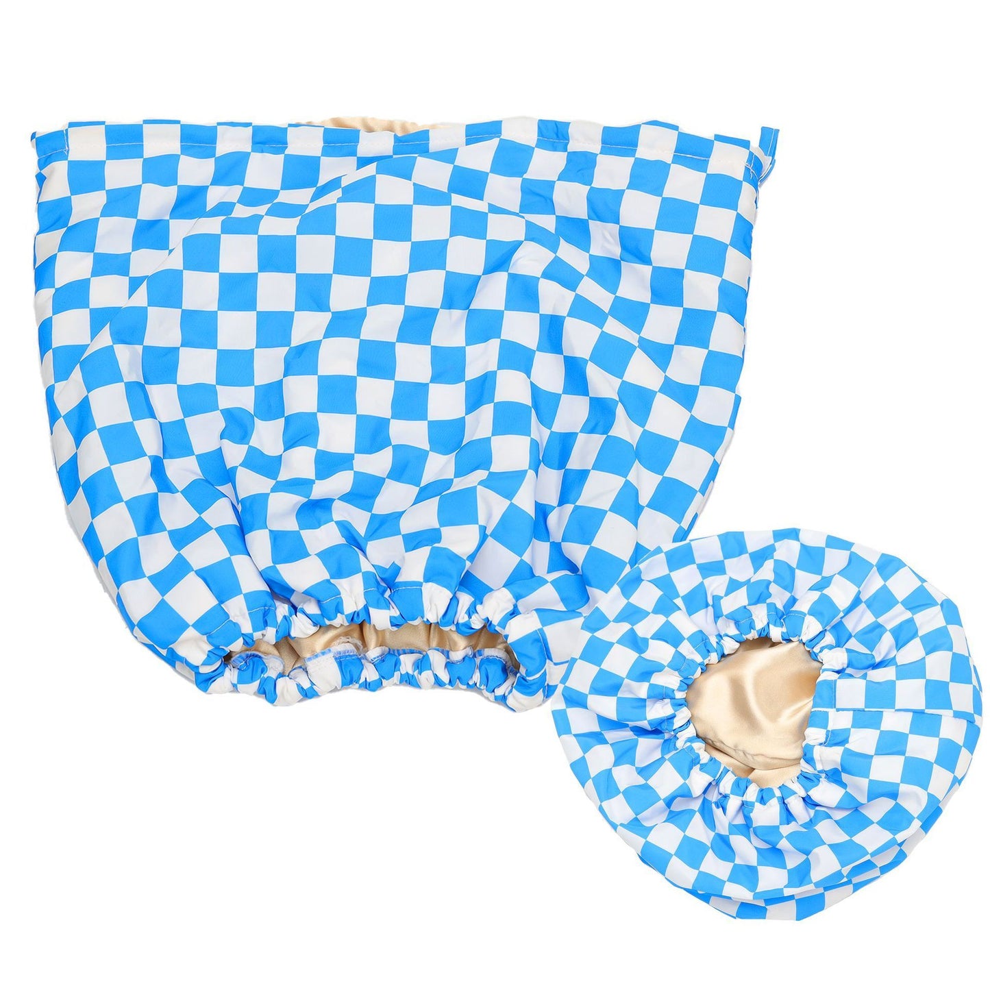 Women's Fashion Nursing Double-layer Shower Cap