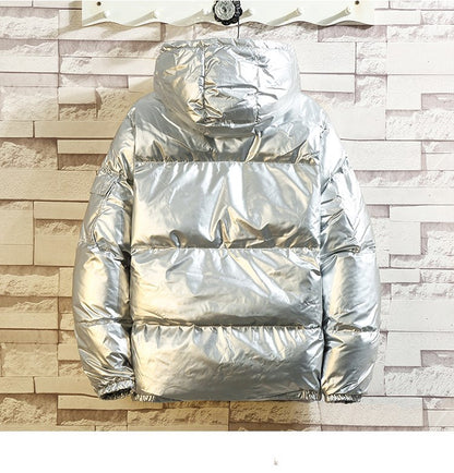 Hooded bright cotton Men Jacket