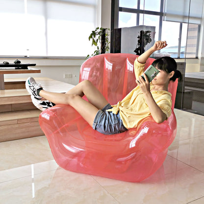 Transparent Ins Wind Inflatable Queen Sofa