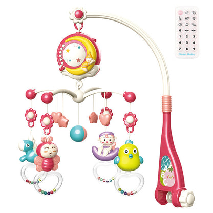 Baby Rattles Crib Mobiles Toy Holder Rotating Mobile Bed Bells
