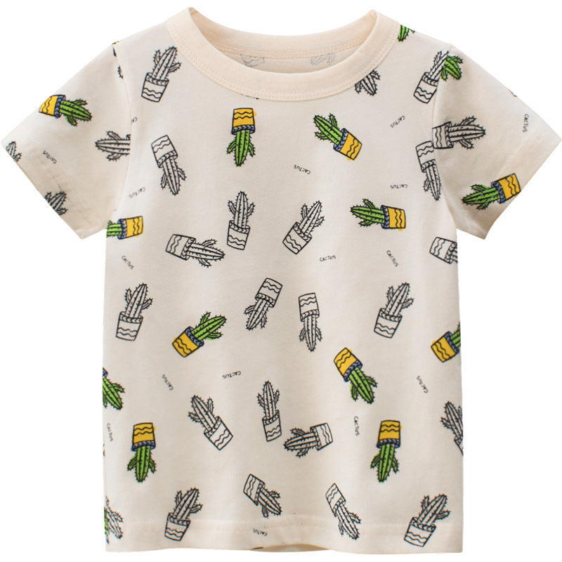 Summer New Boys Short Sleeve T-Shirt