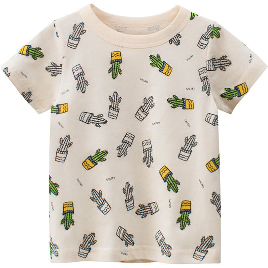 Summer New Boys Short Sleeve T-Shirt