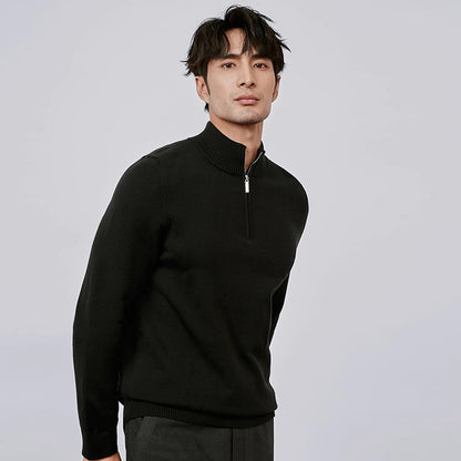 THE FABIO HALF-ZIP SWEATER