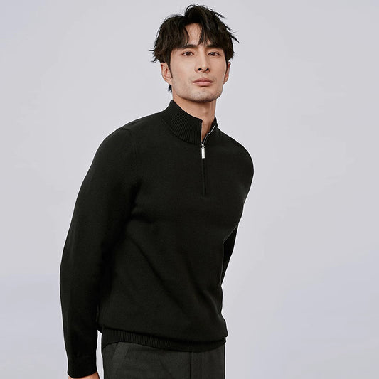 THE FABIO HALF-ZIP SWEATER