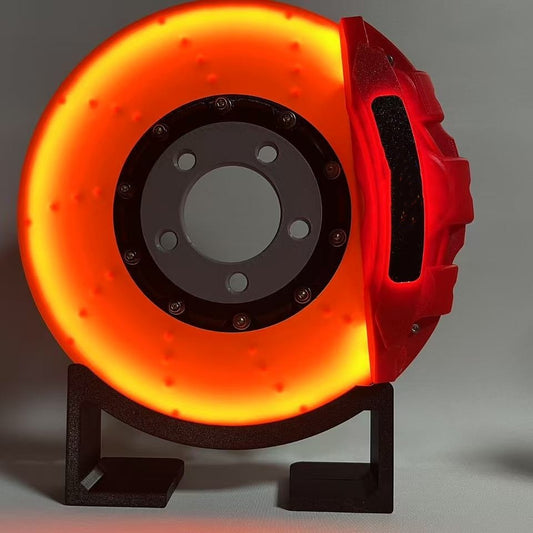 ブレーキディスク LED 雰囲気充電デスクトップ壁掛けナイトライトオーナメント