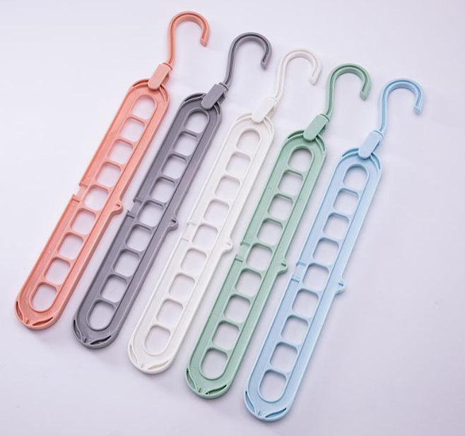 9-hole Clothes Organizer Space Saving Hanger