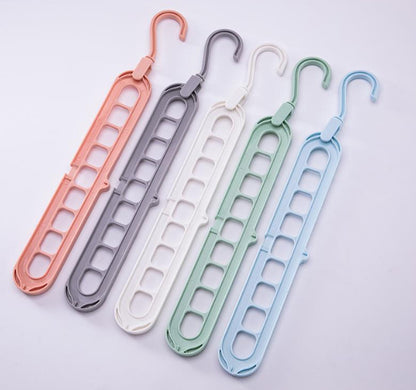 9-hole Clothes Organizer Space Saving Hanger