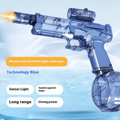 Fire Rat Electric Water Pistol Cool Light Full Automatic Water Spray Gun