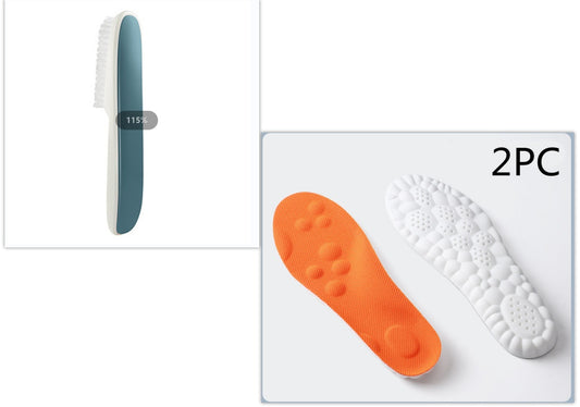 Sports Insoles Along With Handle Decontamination And Cleaning Shoe Brush