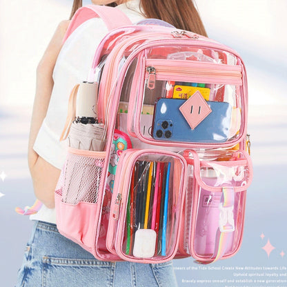 Transparent Waterproof Primary Schoolbag