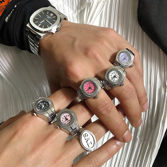 Men Fashion Ring Watch