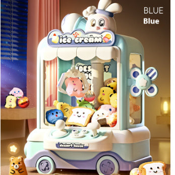 Household Toy Electric Clip Doll Gashapon Machine Children Mini Claw Machine