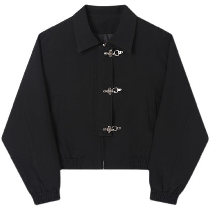 Men's Horsebit Oversized Lapel Cropped Jacket