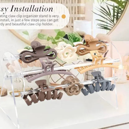 A Rotating Hair Claw Holder