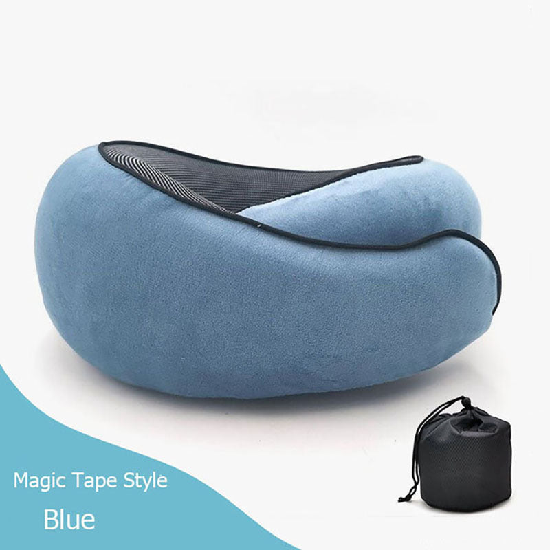 U-Shaped Travel Memory Cotton Nap Neck Pillow