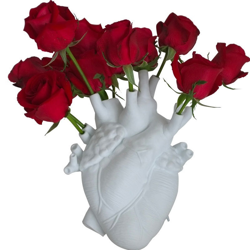 Heart Shape Flower Vase Nordic Style Flower Pot