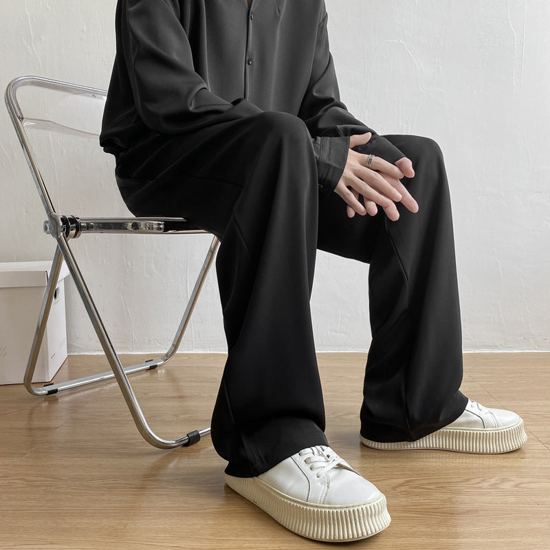 Men's Simple Loose Straight Casual Pants