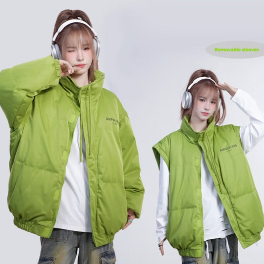Women's Same Two-way Sleeve Vest Down Coat